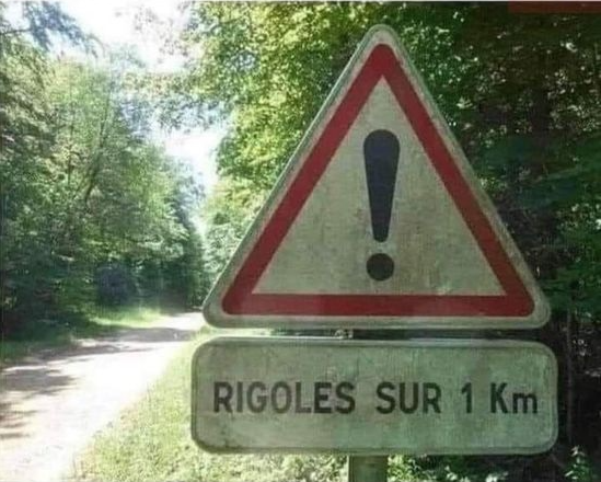 Pas facile, par les temps qui courent, de rigoler pendant 1 km...