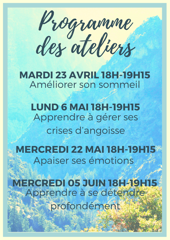 Découvrez les bienfaits de l'hypnose - Soirées thématiques