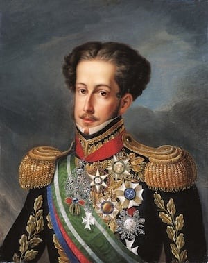 Dom Pedro I, peinture de Simplício Rodrigues de Sá - Museu Imperial de Petrópolis