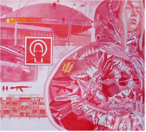 Silver Down Jacket - Denys Metelin (2022, UART gallery)