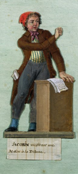 Un jacobin, Lesueur Frères. ©Musee de la Ville de Paris, Musee Carnavalet, Paris, France / Bridgeman Images
