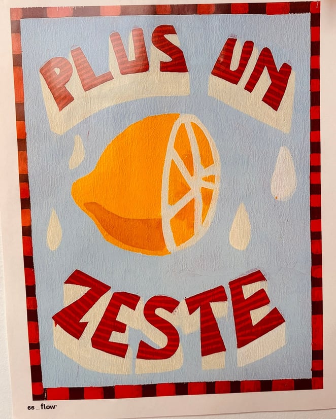 Illustration des TOQUÉ Frères, Flow magazine