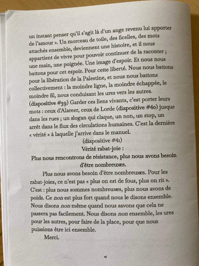 (traduction de la présentation de Sara Ahmed à Lafayette Anticipation à Paris le 21 mars)