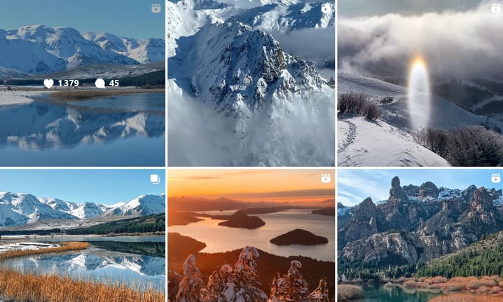 Aperçu du compte insta de Gaby Chavez - DR