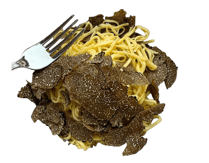 Ces tajarin à la truffe noire, MAMMA MIA comme on dit