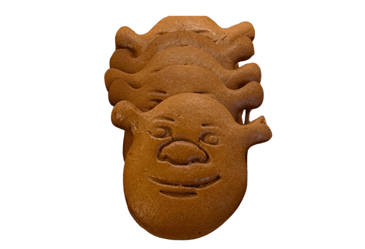ça va forcément bien avec un pain d'épice SHREK de Prague