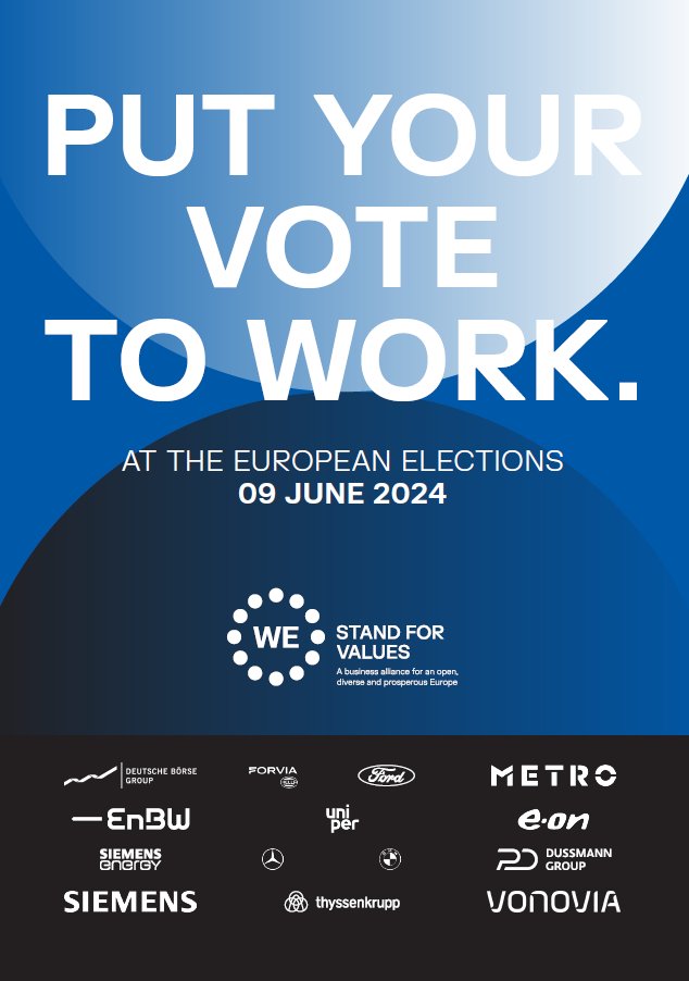 Une trentaine de grandes entreprises allemandes appellent à voter aux Européennes et prennent position contre l'AfD