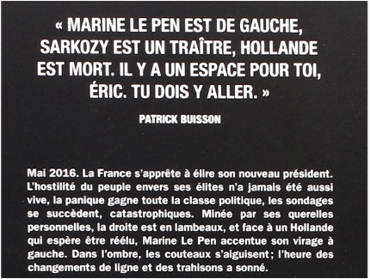 Extrait de la quatrième de couverture d’Une élection ordinaire