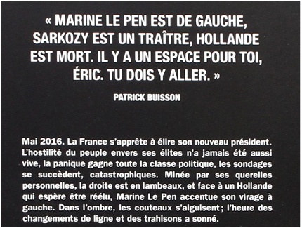 Extrait de la quatrième de couverture d’Une élection ordinaire