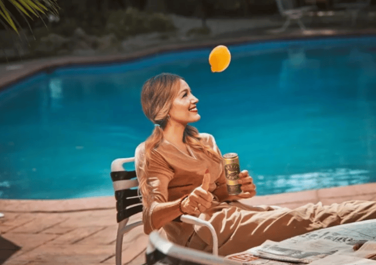 Blake, elle en a dans le citron! (existe également goût fraise)