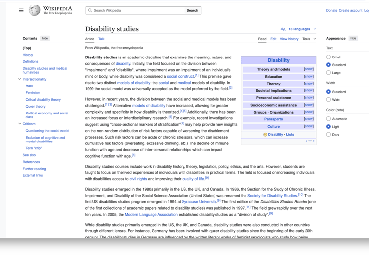 En anglais ils ont même un sommaire 