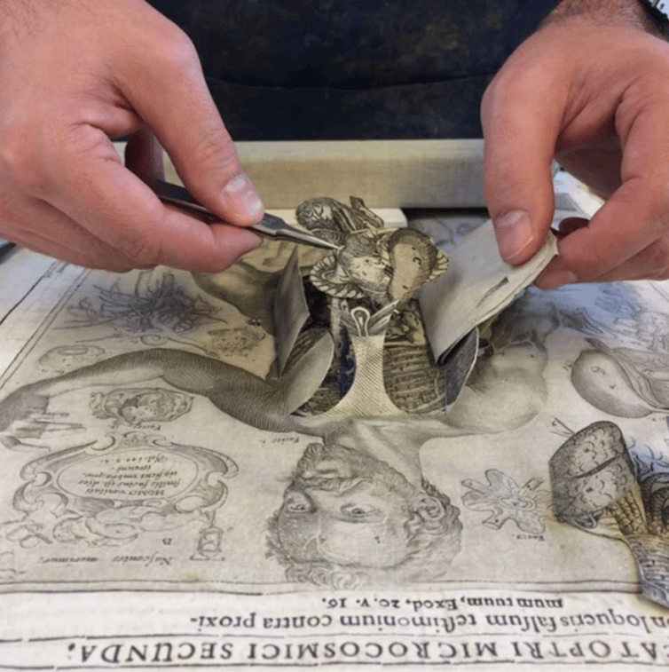 Exemple d'une des pages du livre