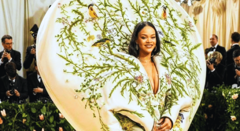 Rihanna en image générée par AI sur Instagram 