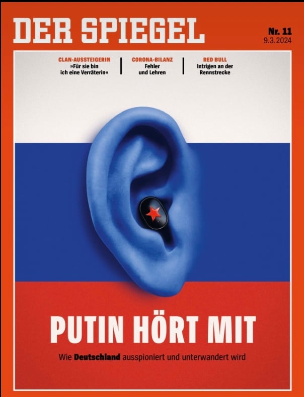Les grandes oreilles de Moscou à la une du magazine