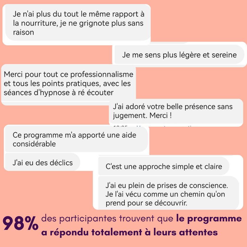 Témoignages de participantes