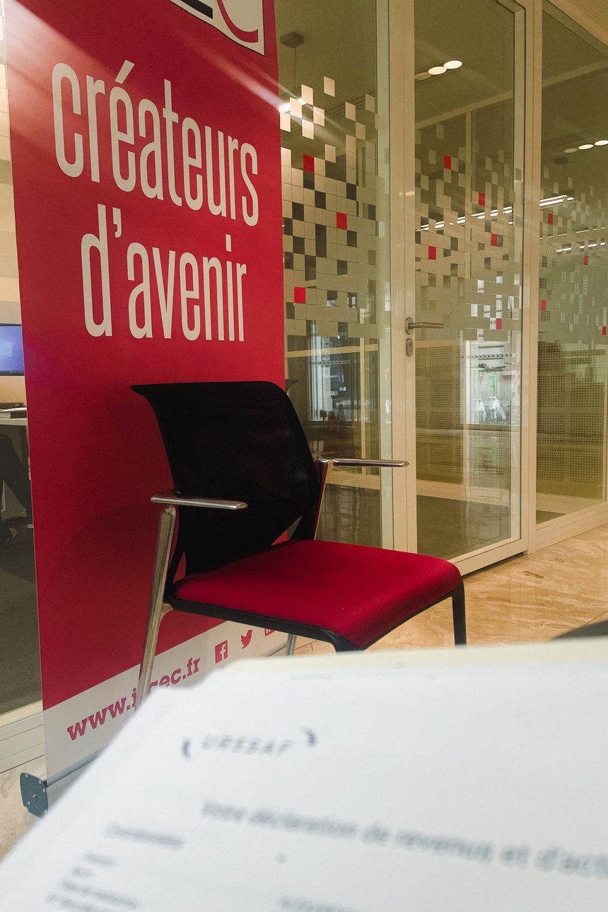 salle d'attente de l'Ircec 