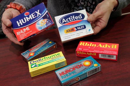 Médicaments vasoconstricteurs par voie orale utilisés en cas de rhume