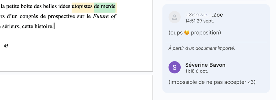 Suggestion pas de merde