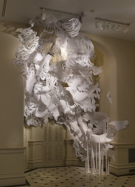 Exposition ONE, 2012. Photo prise sur le site de l'artiste
