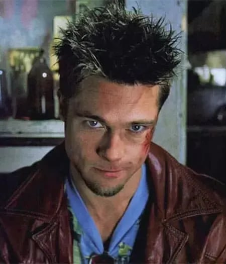 Tyler Durden (Brad Pitt) dans Fight Club, David Fincher (1999)