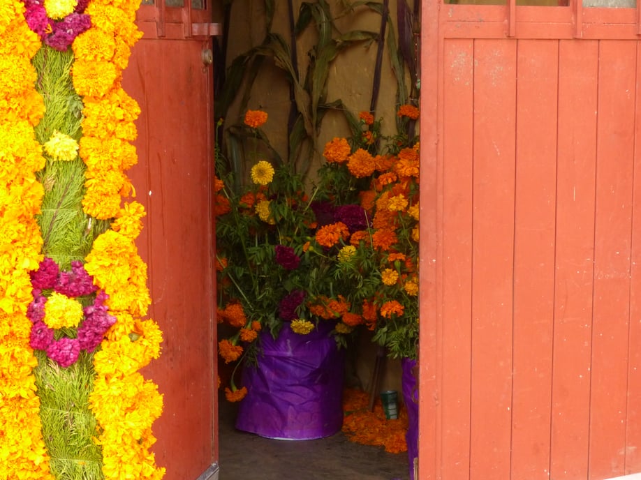 Resplandores detrás de la puerta - Santa Fe de la Laguna, Michoacán