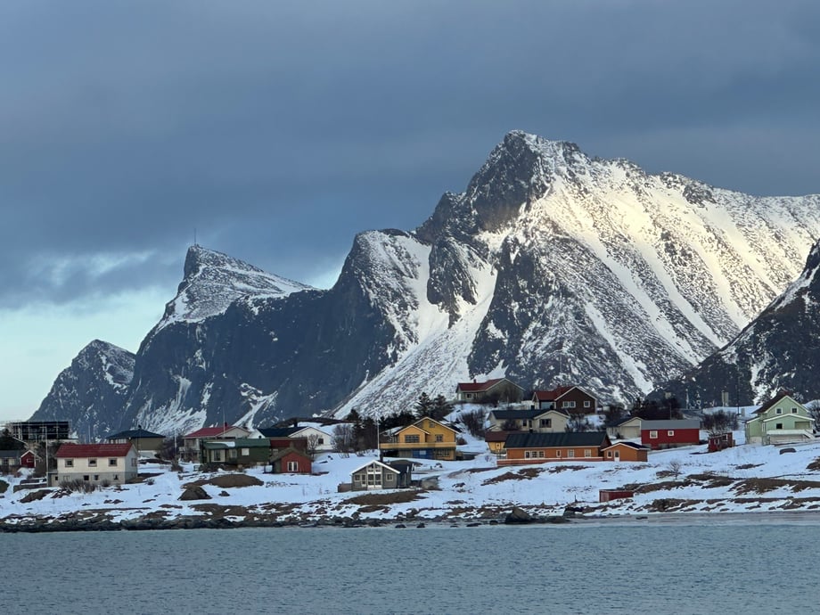 Iles Lofoten de jour, à Ramberg