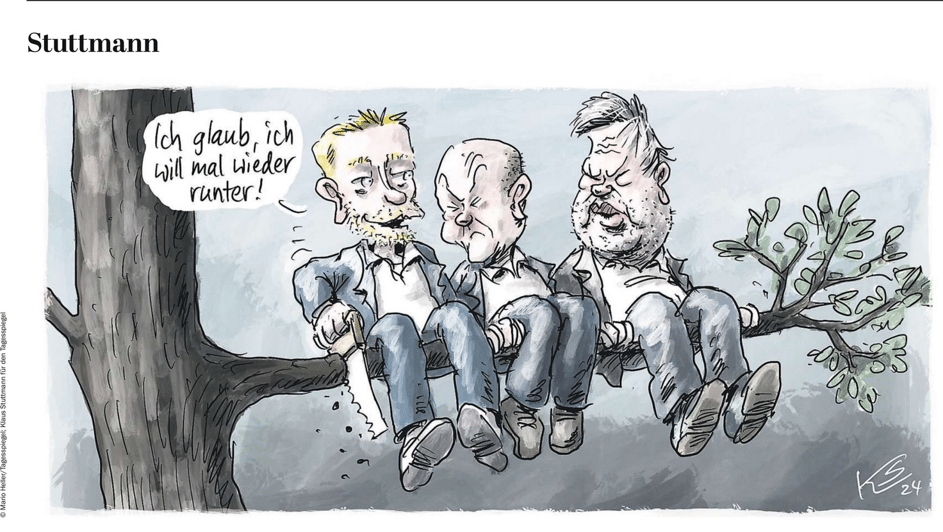 "Je crois que je veux redescendre" : le président du parti libéral, le ministre des Finances Christian Lindner