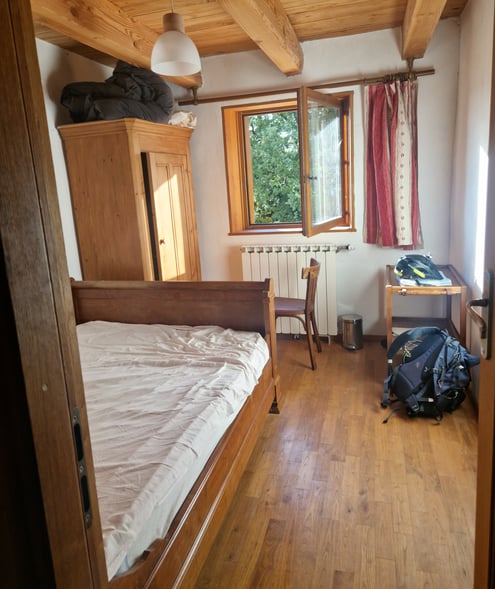 Chambre d'ami.e, communauté Longo Maï, Limans