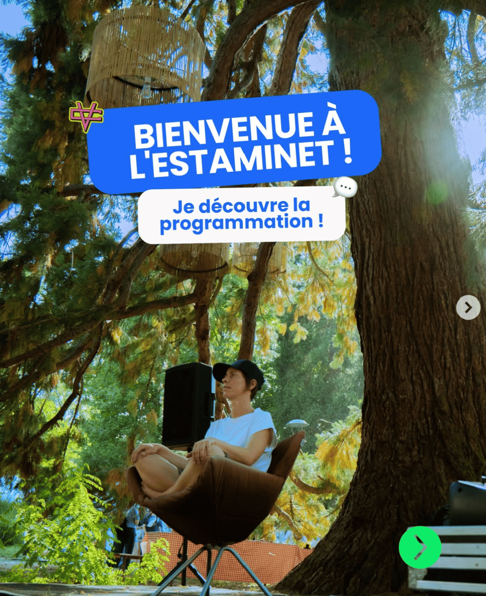 Post Instagram du Cabaret Vert du 4 août 