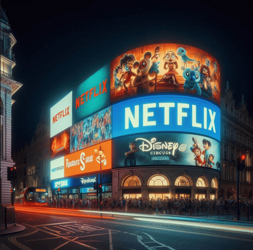 Picadilly en IA aux couleurs des streamers - D.R. 