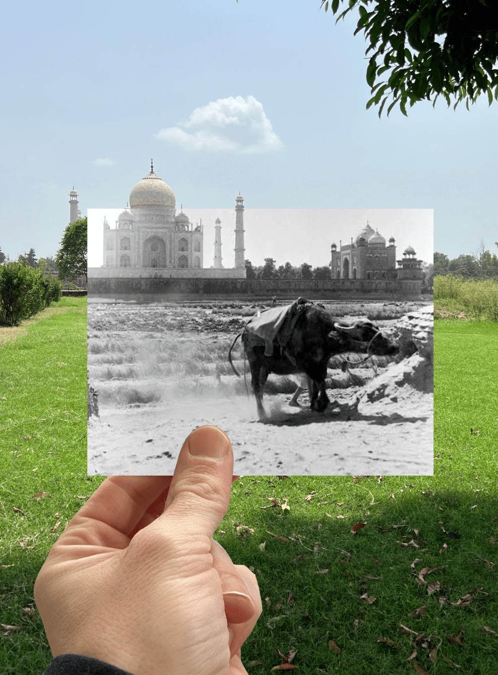 Mehta Bagh, Agra, vers 1900.