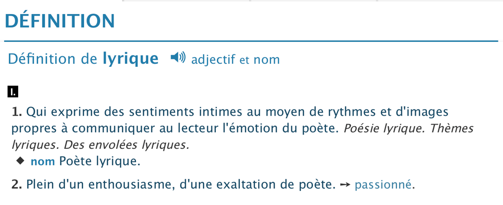 Source - Dictionnaire Le Robert