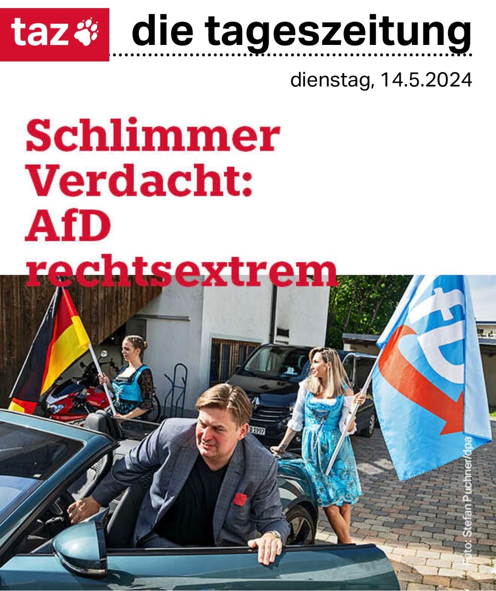 "Terrible soupçon : l'AfD d'extrême-droite"