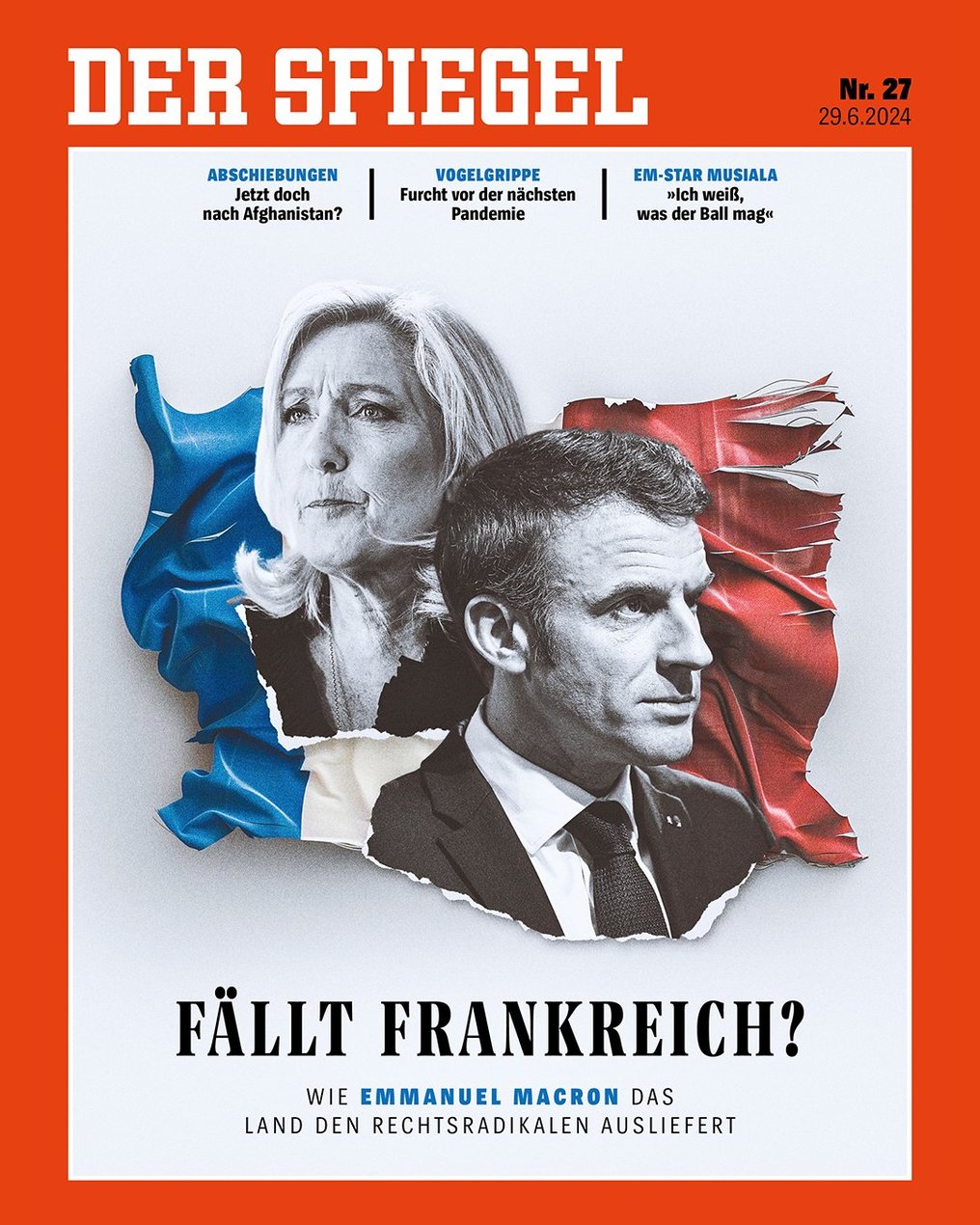 "La France va t'elle tomber ? Comment Emmanuel Macron livre le pays à l'extrême-droite" (édition antérieure au premier tour)