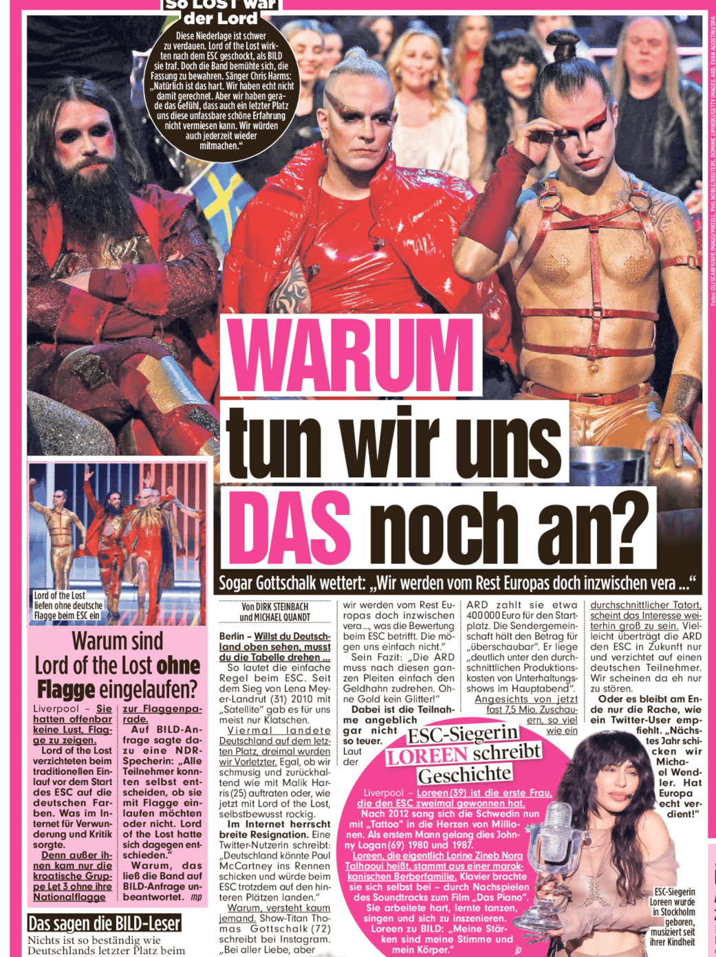 "Mais pourquoi est-ce que nous nous infligeons ça ?" se demande le quotidien "Bild"