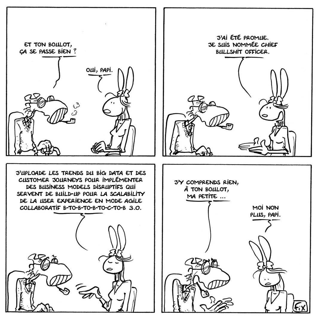 Bande dessinée "Chief Bullshit Officer" - Fix