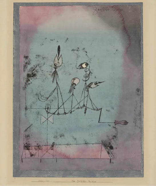 Paul Klee, La machine à gazouiller, 1922
