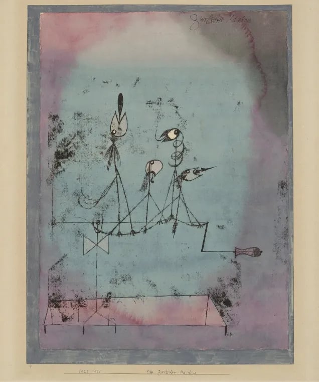 Paul Klee, La machine à gazouiller, 1922