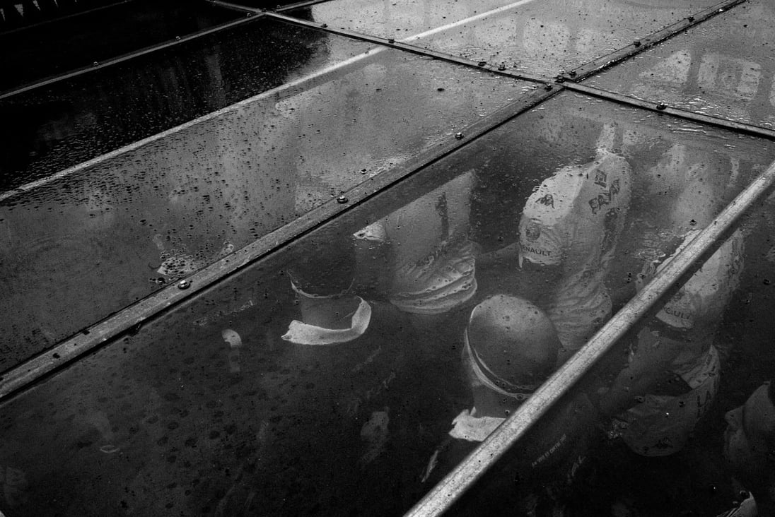 Le tunnel du stade Chaban Delmas - Bruce Milpied dans Lignes Blanches