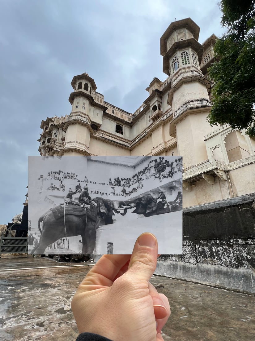 Udaipur, City Palace, Rajasthan, 1951.