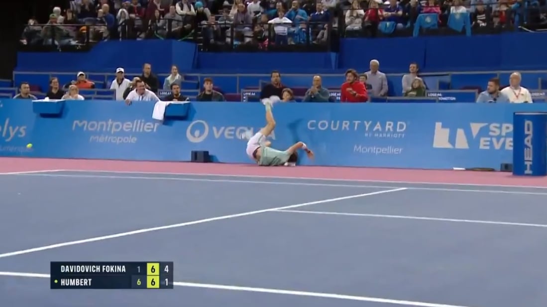 L'art de la galipette selon Ugo © Tennis Legend