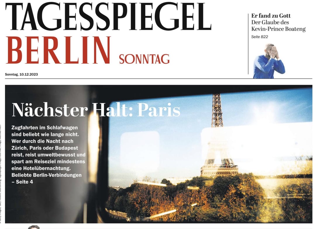 "Prochain arrêt Paris" titrait dimanche dernier le quotidien "Tagesspiegel"