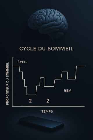 “Cycle typique du sommeil et perturbations liées aux usages numériques.”