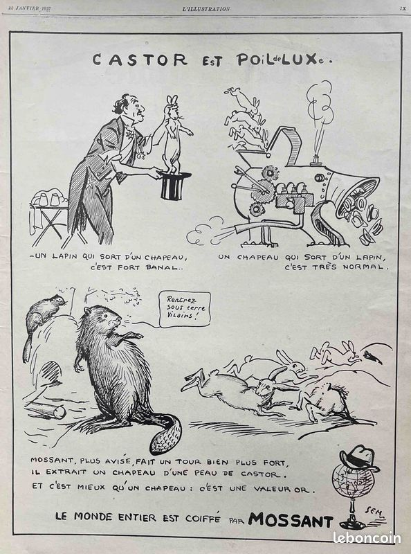 En atteste cette publicité de 1927, d'un goût pour le moins douteux.