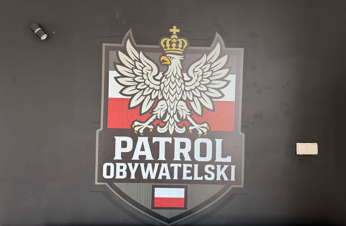 Logo du mouvement d'extrême droite Patrol Obywatelski ©Kilian Bigogne