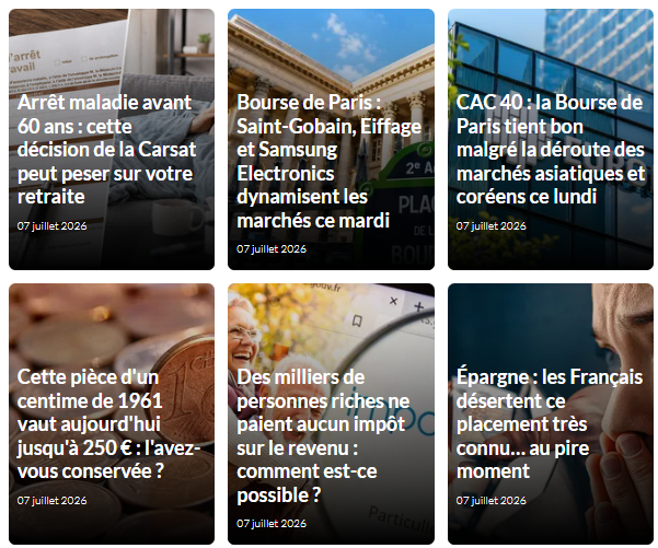 Voir toutes les actualités