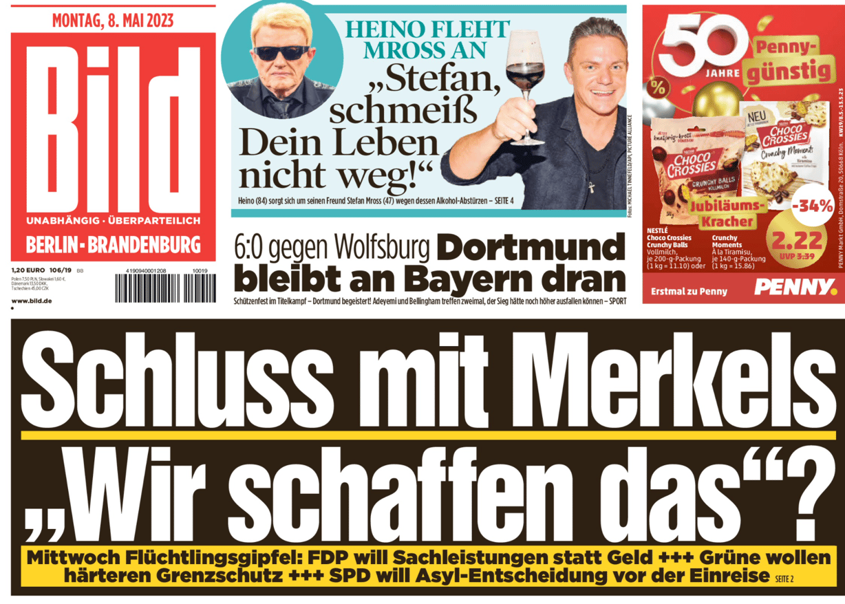 "En finir avec le "Wir schaffen das" de Merkel ?"