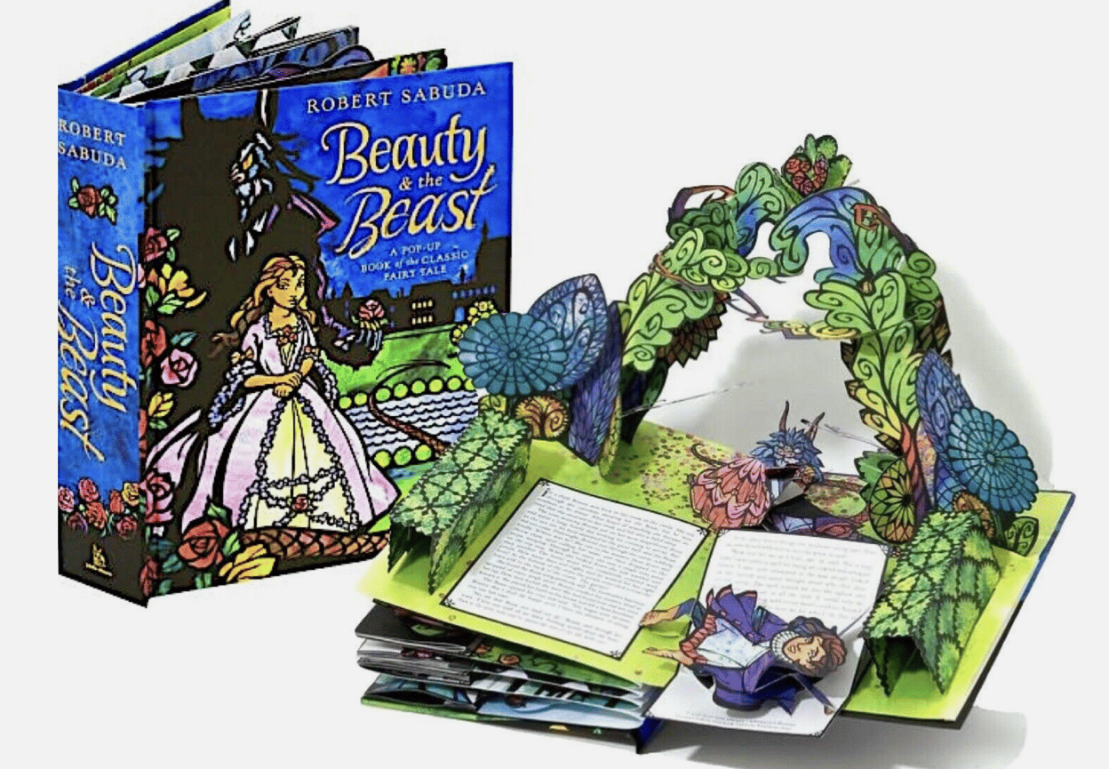 Un autre exemple d'un de ses titres, La Belle et la Bête.