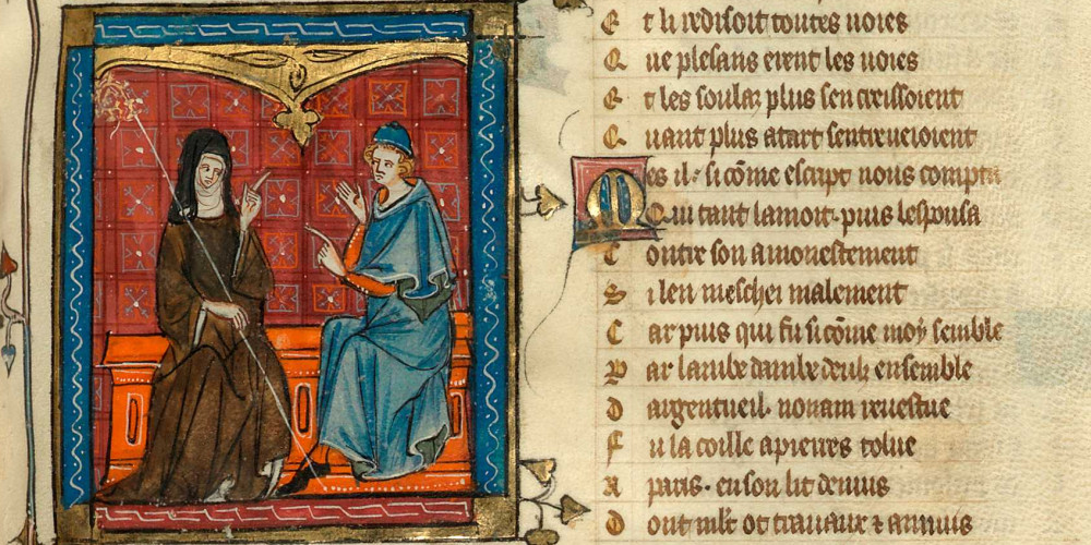 Enluminure du Roman de la Rose