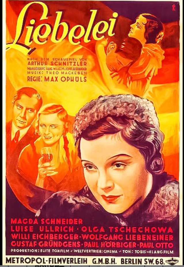 Affiche de "Liebelei" de Max Ophüls